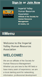 Mobile Screenshot of iv-hra.shrm.org