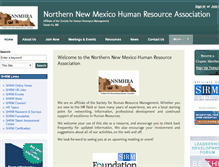 Tablet Screenshot of nnmhra.shrm.org