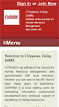 Mobile Screenshot of chippewavalley.shrm.org