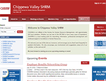 Tablet Screenshot of chippewavalley.shrm.org