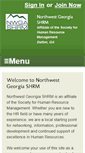 Mobile Screenshot of nwgashrm.shrm.org