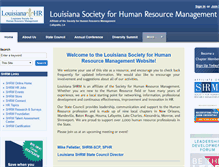 Tablet Screenshot of louisianashrm.shrm.org