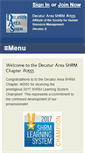 Mobile Screenshot of decatur.shrm.org