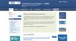 Desktop Screenshot of clarksville.shrm.org