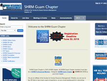 Tablet Screenshot of guam.shrm.org