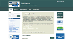 Desktop Screenshot of enidshrm.shrm.org