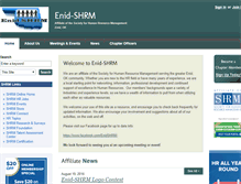 Tablet Screenshot of enidshrm.shrm.org