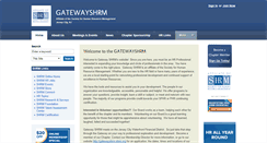 Desktop Screenshot of gatewayshrm.shrm.org