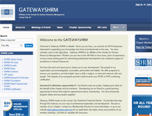 Tablet Screenshot of gatewayshrm.shrm.org