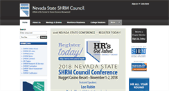 Desktop Screenshot of nvstatecouncil.shrm.org