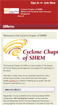 Mobile Screenshot of cyclone.shrm.org