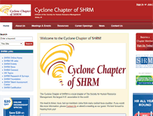 Tablet Screenshot of cyclone.shrm.org
