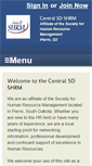 Mobile Screenshot of centralsd.shrm.org