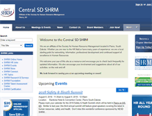 Tablet Screenshot of centralsd.shrm.org