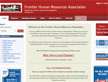 Tablet Screenshot of frontierhr.shrm.org