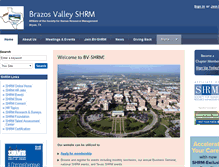 Tablet Screenshot of bv-shrm.shrm.org