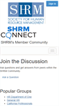 Mobile Screenshot of community.shrm.org