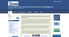 Desktop Screenshot of cmshrm.shrm.org