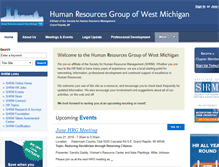 Tablet Screenshot of hrgwmi.shrm.org