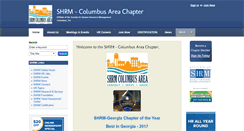 Desktop Screenshot of columbusga.shrm.org