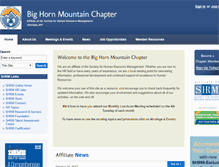 Tablet Screenshot of bighornmountain.shrm.org