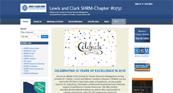 Desktop Screenshot of lewisandclark.shrm.org