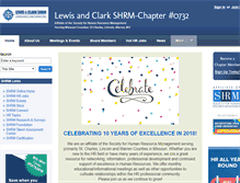 Tablet Screenshot of lewisandclark.shrm.org