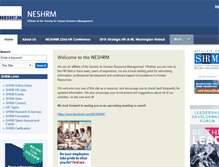 Tablet Screenshot of neshrm.shrm.org
