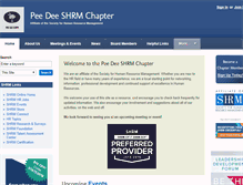 Tablet Screenshot of peedee.shrm.org