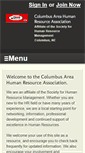 Mobile Screenshot of columbushr.shrm.org