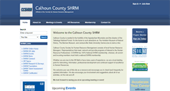 Desktop Screenshot of calhouncounty.shrm.org