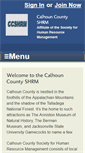 Mobile Screenshot of calhouncounty.shrm.org