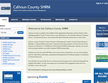 Tablet Screenshot of calhouncounty.shrm.org