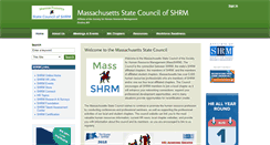Desktop Screenshot of massachusetts.shrm.org