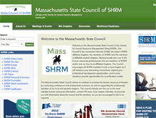 Tablet Screenshot of massachusetts.shrm.org