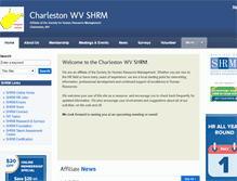 Tablet Screenshot of charlestonwv.shrm.org