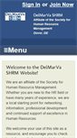 Mobile Screenshot of delmarva.shrm.org