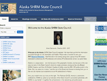 Tablet Screenshot of alaska.shrm.org