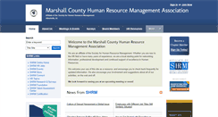 Desktop Screenshot of marshallcounty.shrm.org