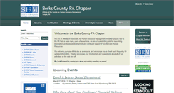 Desktop Screenshot of berkspa.shrm.org