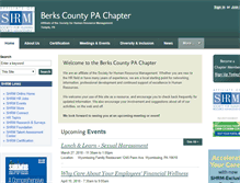 Tablet Screenshot of berkspa.shrm.org