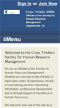 Mobile Screenshot of crosstimbers.shrm.org