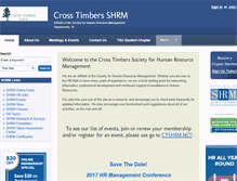Tablet Screenshot of crosstimbers.shrm.org