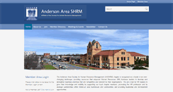 Desktop Screenshot of andersonarea.shrm.org