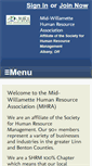 Mobile Screenshot of mhra.shrm.org